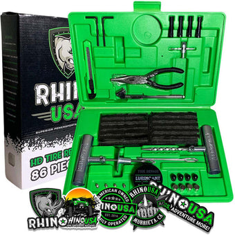 compare product Rhino USA Tire Repair Plug Kit, 86 Pieces