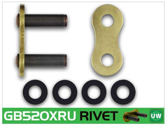 compare product RK Chain GB520XRU-RIVET - Gold
