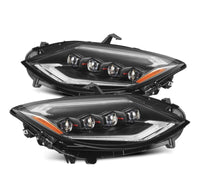 AlphaRex 23 - 24 Nissan Z NOVA - Series LED Projector Headlights Black w/Activation Light & Seq.Sig - My Store