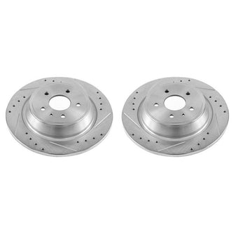 compare product Power Stop 17-19 Ford Escape Rear Evolution Drilled & Slotted Rotors - Pair