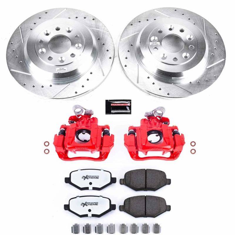 Power Stop 2009 Ford Flex Rear Z36 Truck & Tow Brake Kit w/Calipers - My Store