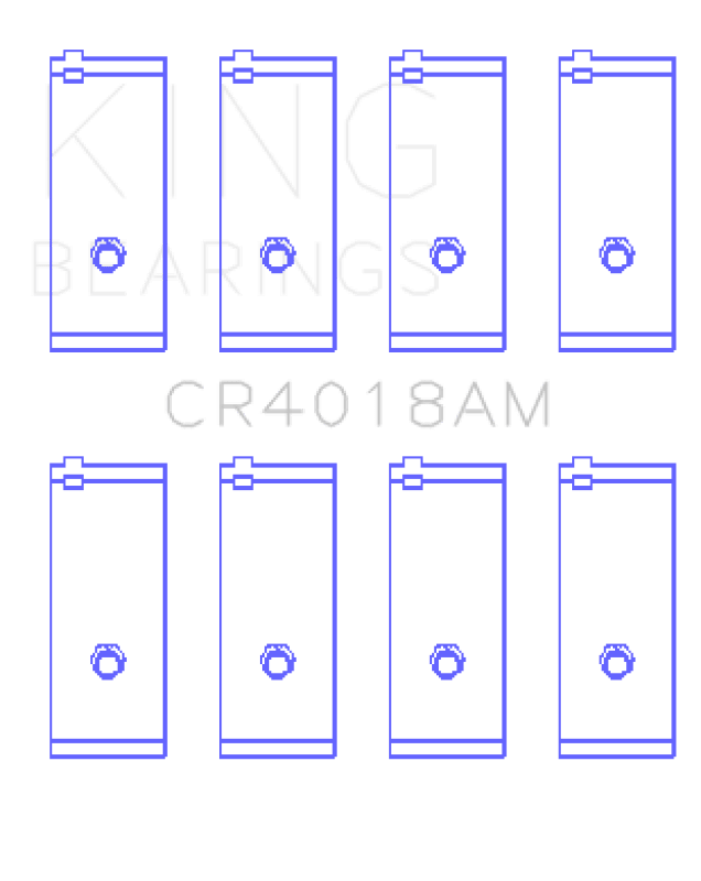 King Engine Bearings Toyota 1S/4S/2SELC/3SFE/3SGELC Connecting Rod Bearing Set - Size STD - My Store