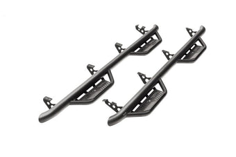 compare product N-Fab Podium LG 17-18 Chevy/GMC 2500/3500 Crew Cab All Beds - Tex Black - 3in
