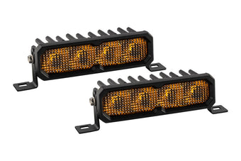 compare product Diode Dynamics SS6 Sport Yellow Flood Standard ABL (pair) 3000K
