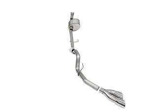 compare product Corsa 2021-2025 Ford F-150 Regular Cab/ 8in Bed 5.0L V8 Xtreme Cat-Back Single Side Exit-Polished