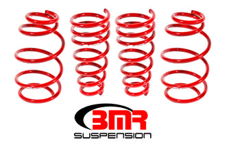compare product BMR 10-15 5th Gen Camaro V6 Lowering Spring Kit (Set Of 4) - Red