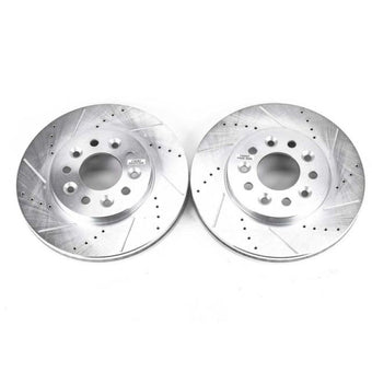 compare product Power Stop 04-07 Ford Freestar Front Evolution Drilled & Slotted Rotors - Pair