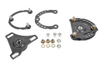 compare product BMR 15-17 S550 Mustang Caster Camber Plates - Black Hammertone