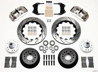 compare product Wilwood Narrow Superlite 6R Front Hub Kit 14.00in Drill Pol WWE ProSpindle