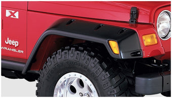 compare product Bushwacker 97-06 Jeep TJ Max Pocket Style Flares 2pc - Black
