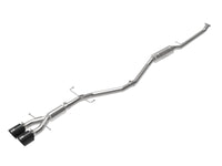 aFe Takeda 2.5in 304SS Cat - Back Exhaust System w/ Black Tips 17 - 20 Honda Civic Si Sedan I4 1.5L - My Store