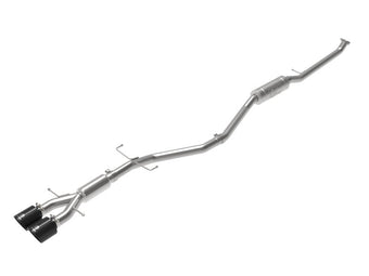 compare product aFe Takeda 2.5in 304SS Cat-Back Exhaust System w/ Black Tips 17-20 Honda Civic Si Sedan I4 1.5L