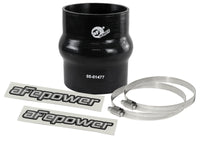 aFe Magnum FORCE Intake Coupling Kit (3 - 1/8 IN ID x 4 IN L) Straight Coupler w/ Hump - Black - My Store