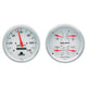 AutoMeter Gauge Kit 2 Pc. Quad & Speedometer 5in. Arctic White - My Store
