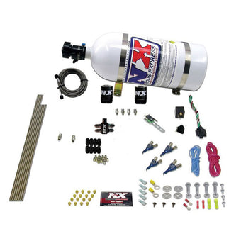 compare product Nitrous Express 4 Cyl Gasoline EFI Nitrous Kit (50-250HP) w/10lb Bottle