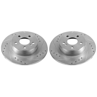 compare product Power Stop 12-16 Mercedes-Benz C250 Rear Evolution Drilled & Slotted Rotors - Pair