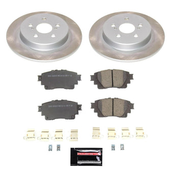 compare product Power Stop 19-22 Toyota Corolla Rear Semi-Coated Rotor Kit