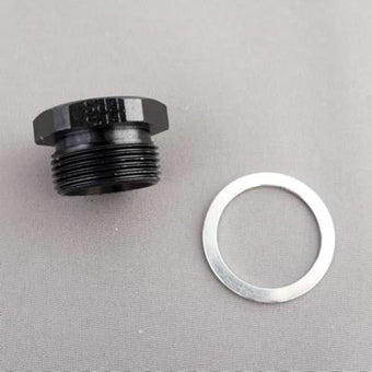 compare product Fragola 7/8-20 Inlet Plug - Blank - Black