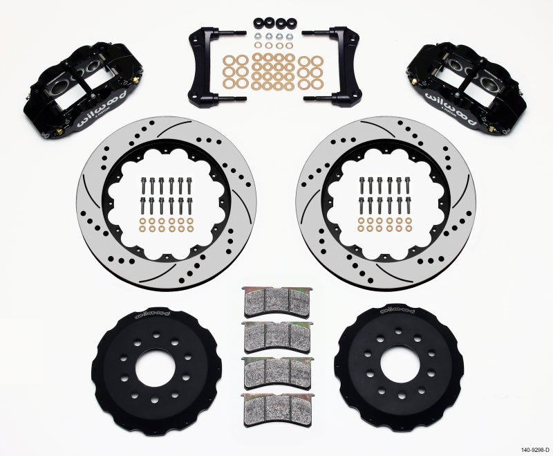 Wilwood Narrow Superlite 6R Front Hat Kit 14.00in Drilled 88 - 93 Corvette C4 - My Store