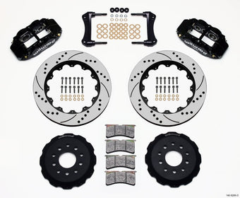 compare product Wilwood Narrow Superlite 6R Front Hat Kit 14.00in Drilled 88-93 Corvette C4