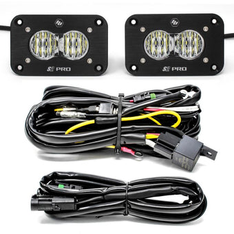 compare product Baja Designs S2 Pro Wide Cornering Pair Flush Mount LED Light Pod Kit