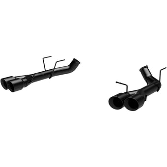 compare product MagnaFlow 13 Ford Mustang Shelby GT500 V8 5.8L Quad Split Rear Exit Stainless Cat Back Perf Exhaust