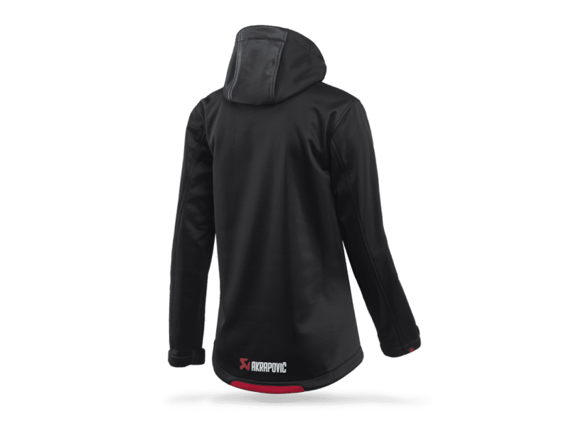 Akrapovic Womens Corpo Softshell Jacket Black - L - My Store