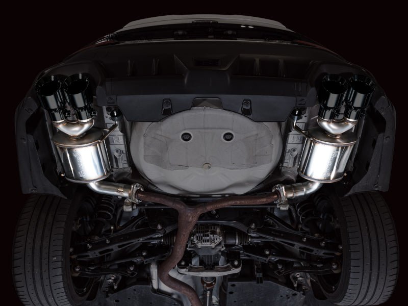 AWE Tuning 22 - 25 Subaru VB WRX Touring Edition Axle - Back Exhaust - Diamond Black Tips - My Store