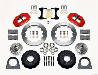 compare product Wilwood Narrow Superlite 6R Front Hub Kit 12.88in Red TCI-IFS 71-78 (Pinto Based)