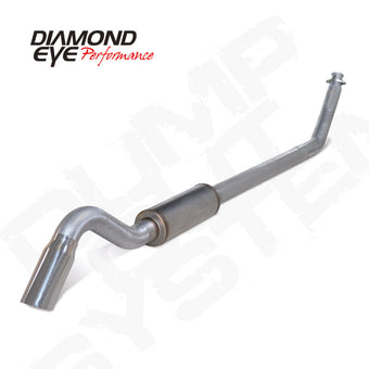 compare product Diamond Eye 4in AL TURBO BACK SGL DUMP OUT 94-02 DODGE NO MFLR INCLUDING TIP