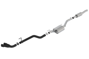compare product Borla 2020 Jeep Gladiator JT 3.6L V6 AWD ATAK Dual Side Catback w/ Black Tips