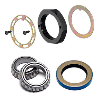 compare product Wilwood GM W5 1Ton Bearing Seal Locknut Kit w/ Spindle