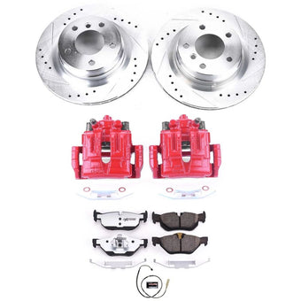 compare product Power Stop 11-13 BMW 328i Rear Z26 Street Warrior Brake Kit w/Calipers