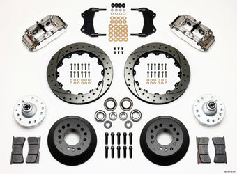 compare product Wilwood Narrow Superlite 6R Front Hub Kit 12.88in Drill Pol WWE ProSpindle