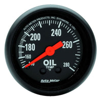 Autometer Z Series 2 - 1/16in 140 - 280 Degrees F Mechanical Oil Temperature Gauge - My Store