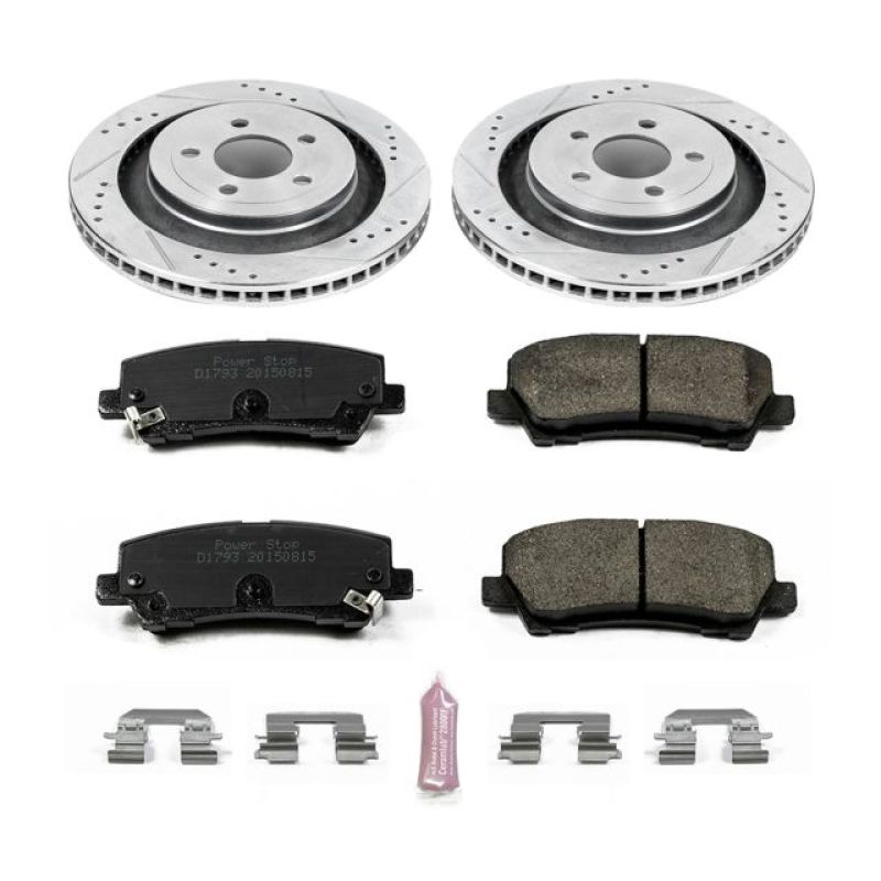 Power Stop 15 - 19 Ford Mustang Rear Z23 Evolution Sport Brake Kit - My Store