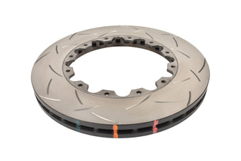 compare product DBA 2021+ Dodge Challenger Hellcat 5000 Series 2-Piece T3 Slotted Front Brake Rotor w/M6 Nuts