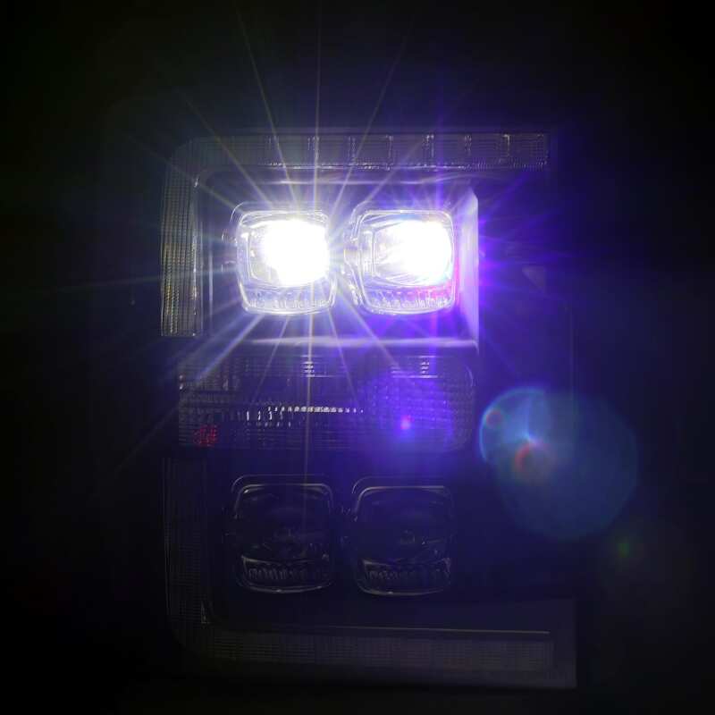 AlphaRex 11 - 16 Ford F - 350 SD NOVA LED Proj Headlights Plank Style Chrm w/Activ Light/Seq Signal - My Store