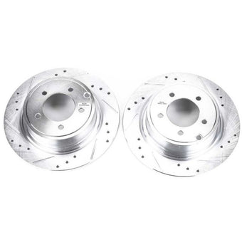 compare product Power Stop 11-14 Chrysler 200 Rear Evolution Drilled & Slotted Rotors - Pair