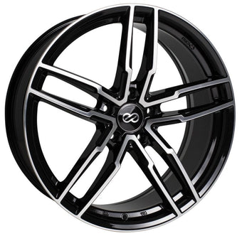 compare product Enkei SS05 17x7.5 5x100 45mm Offset 72.6mm Bore Black Machined Wheel