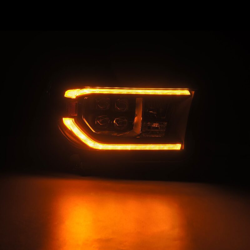 AlphaRex 07 - 13 Toyota Tundra / 08 - 17 Sequoia NOVA LED Proj HL Black w/Actv Light Seq. Sig + DRL - My Store