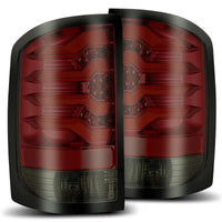 AlphaRex 14 - 18 GMC Sierra 1500 PRO - Series LED Tail Lights Red Smoke - My Store