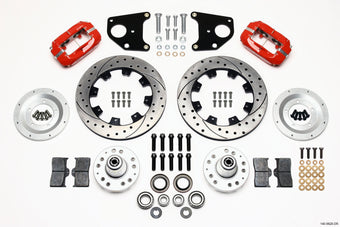 compare product Wilwood Forged Dynalite Front Kit 12.19in Drilled Red 62-72 CDP B & E Body-Drum