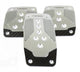 NRG Aluminum Sport Pedal M/T - Silver w/Black Carbon - My Store