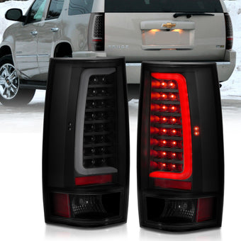 compare product ANZO 2007-2014 Chevy Tahoe LED Taillight Plank Style Black w/Smoke Lens
