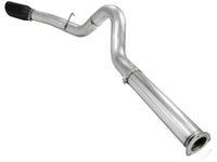 aFe Atlas 5in DPF - Back Aluminized Steel Exh Sys Ford Diesel Trucks 11 - 14 v8 - 6.7L td wrinkled blk tip - My Store