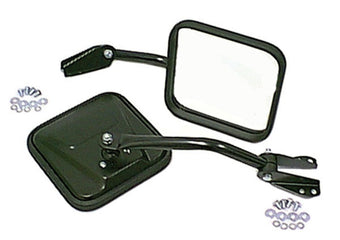compare product Omix Side Mirror Kit Black- 55-86 Jeep CJ Models