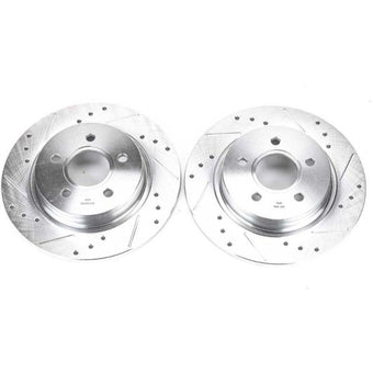 compare product Power Stop 08-13 Volvo C30 Rear Evolution Drilled & Slotted Rotors - Pair