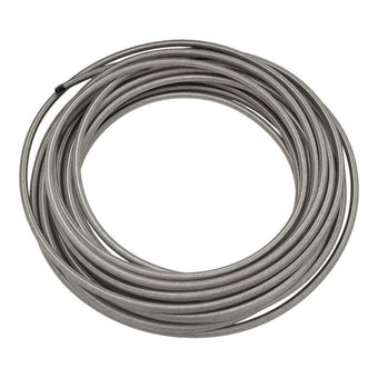 compare product DeatschWerks 6AN Stainless Steel Double Braided PTFE Hose - 50ft