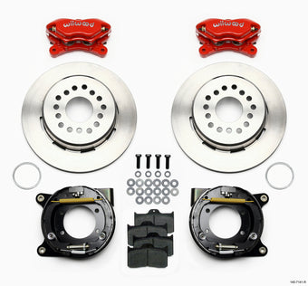 compare product Wilwood Forged Dynalite P/S Park Brake Kit Red Chevy 12 Bolt w/ C-Clips